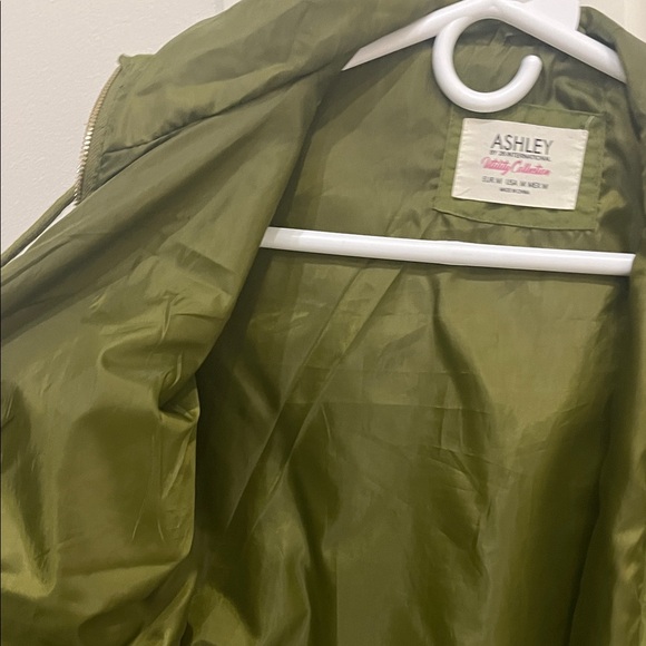 Ashley By 26 International Olive Varsity Jacket - Picture 5 of 5